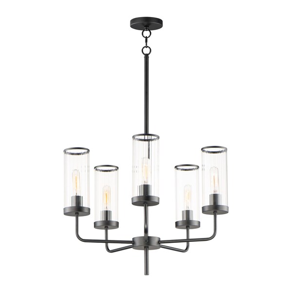 Maxim Crosby 5-Light Chandelier 11475CRBK - main